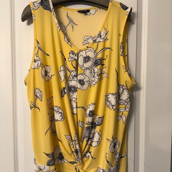 Yellow Flower Top - Picture 1 of 2